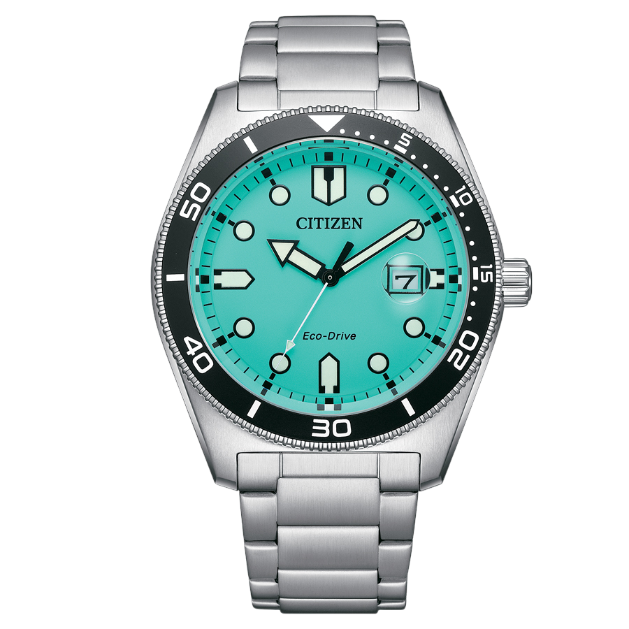 CITIZEN OF Collection - MARINE 1760 Eco Drive - Aqua Blue | AW1760-81W