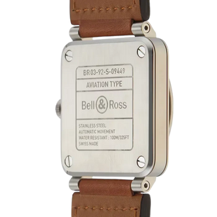 BELL & ROSS GOLDEN HERITAGE | BR0392-GH-ST/SCA