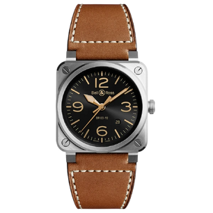 BELL & ROSS GOLDEN HERITAGE | BR0392-GH-ST/SCA