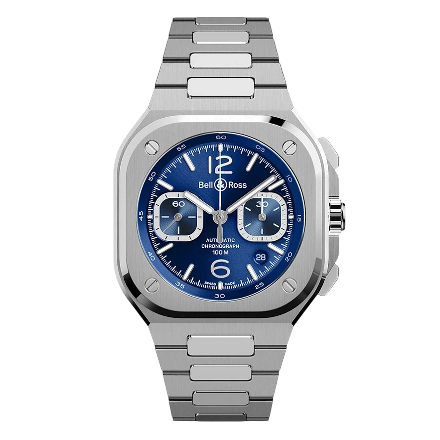 BELL & ROSS CHRONO BLUE STEEL | BR05C-BU-ST/SST