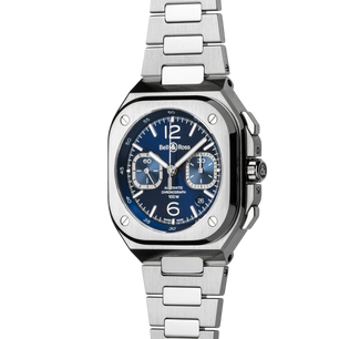 BELL & ROSS CHRONO BLUE STEEL | BR05C-BU-ST/SST