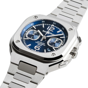 BELL & ROSS CHRONO BLUE STEEL | BR05C-BU-ST/SST