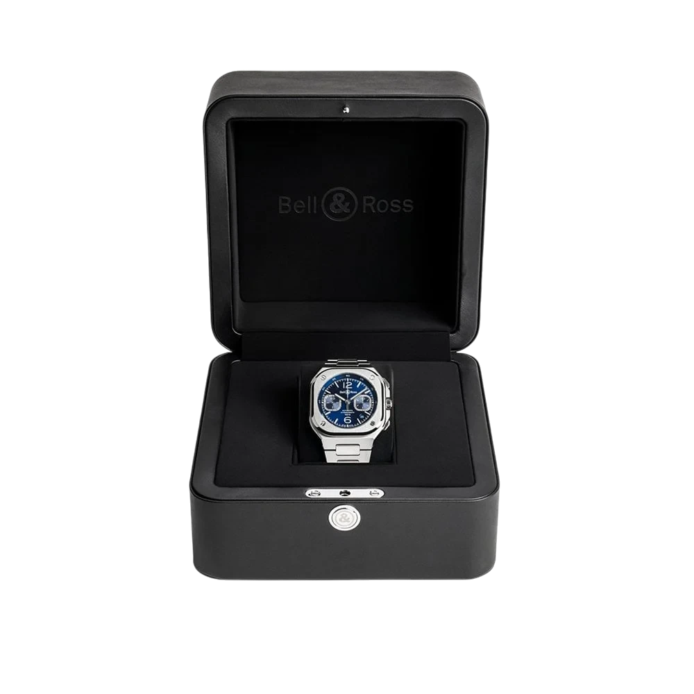 BELL & ROSS CHRONO BLUE STEEL | BR05C-BU-ST/SST