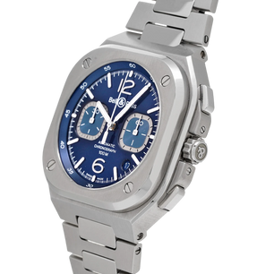 BELL & ROSS CHRONO BLUE STEEL | BR05C-BU-ST/SST