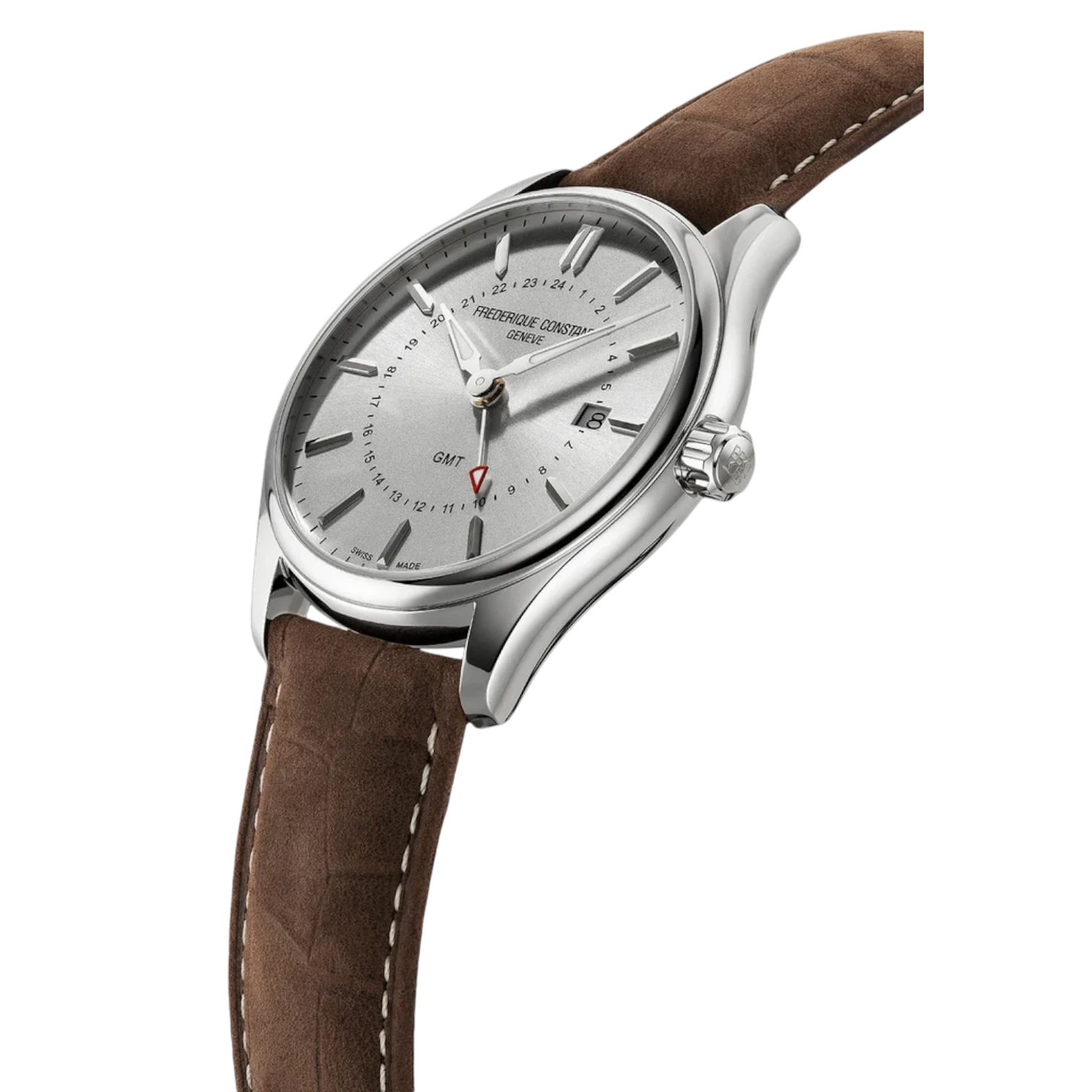 FREDERIQUE CONSTANT Clássicos Quartzo GMT | FC-252SS5B6