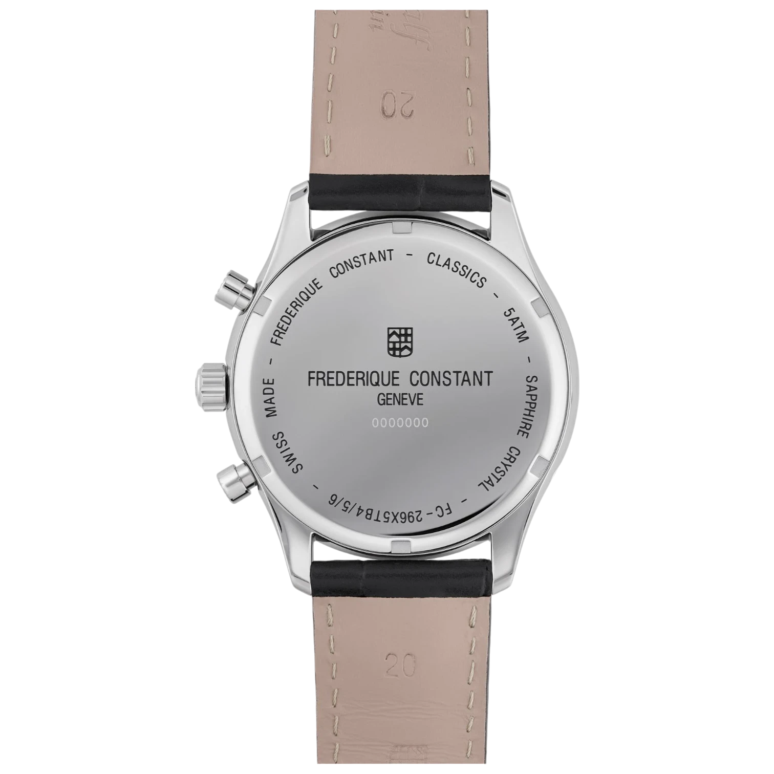 FREDERIQUE CONSTANT Quartzo Cronógrafo Triplo Calendário | FC-296SW5B6