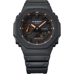 CASIO G-SHOCK 2100 Series - Neon Orange Index | GA-2100-1A4ER