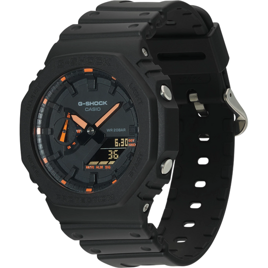 CASIO G-SHOCK Mod. OAK - Índice Laranja Neon