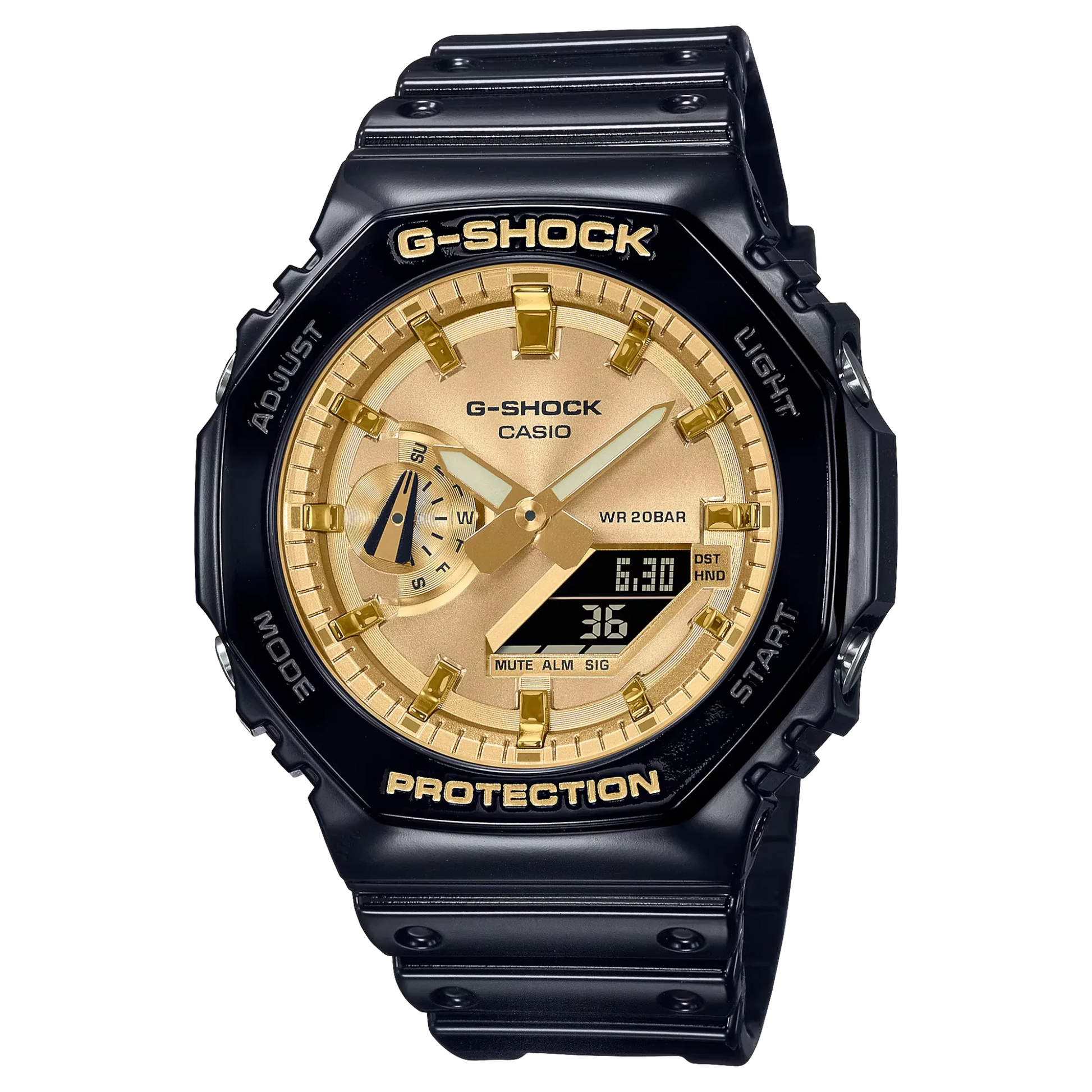 CASIO G-SHOCK Mod. OAK - Mostrador dourado