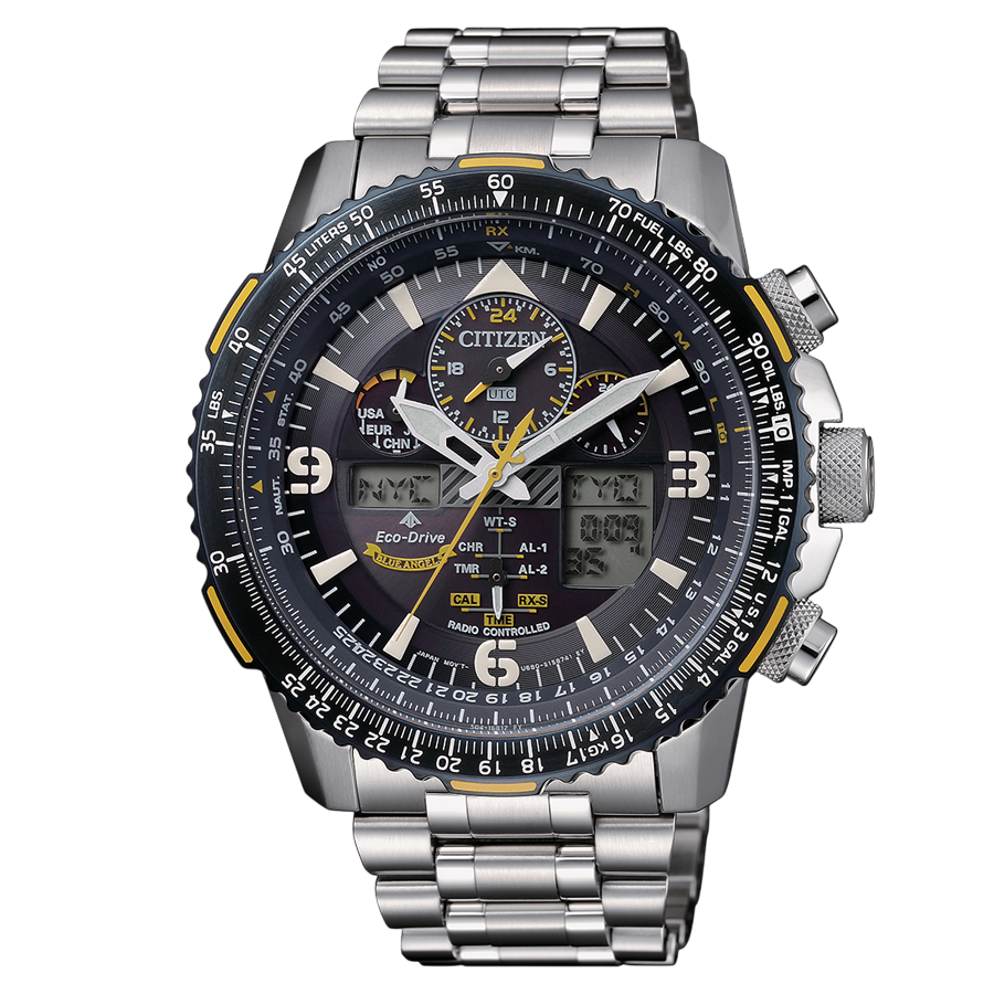 CITIZEN Blue Angels controlado por rádio | JY8078-52L