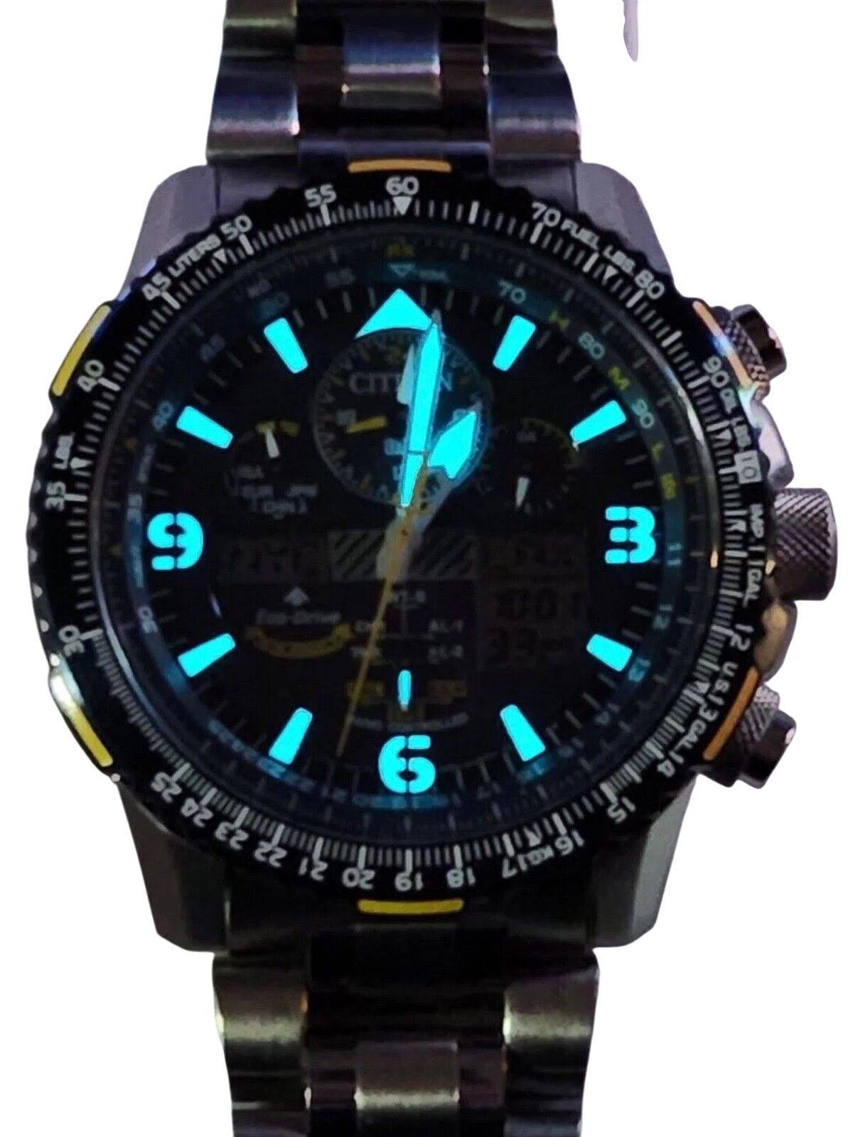 CITIZEN Blue Angels controlado por rádio | JY8078-52L