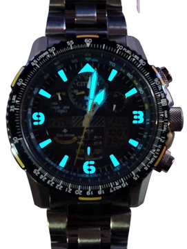 CITIZEN Blue Angels controlado por rádio | JY8078-52L