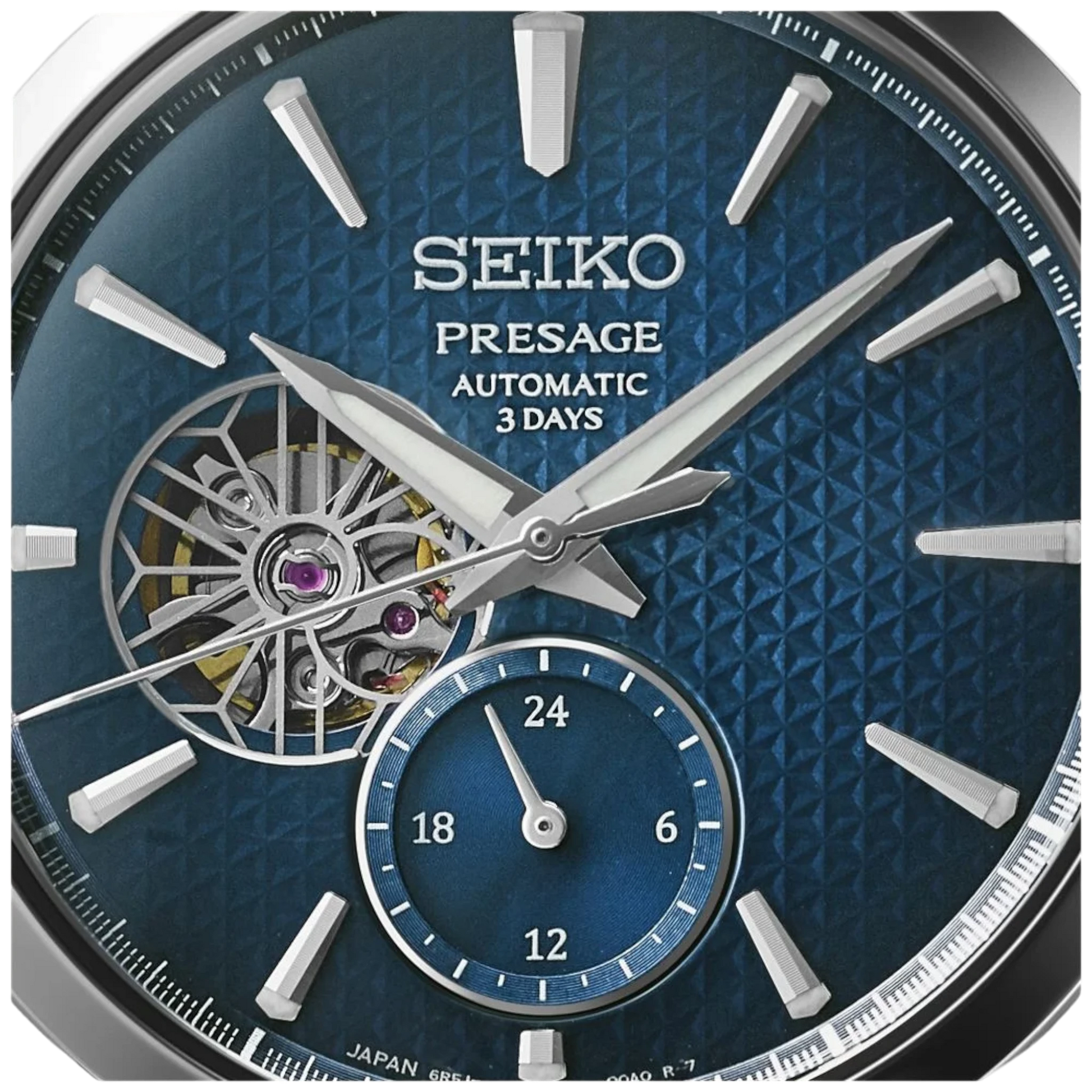 SEIKO PRESAGE Coração Aberto com Bordas Afiadas | SPB417J1