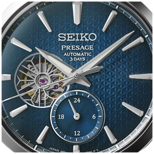 SEIKO PRESAGE Coração Aberto com Bordas Afiadas | SPB417J1