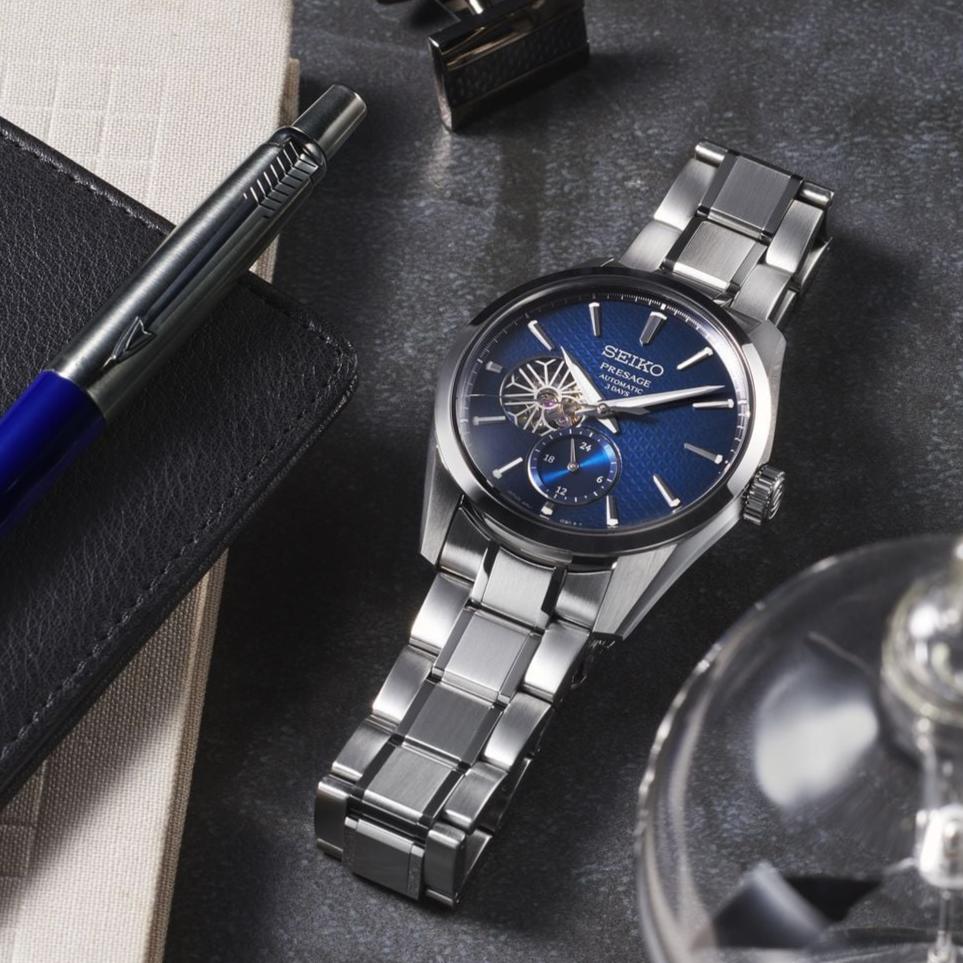 SEIKO PRESAGE Coração Aberto com Bordas Afiadas | SPB417J1