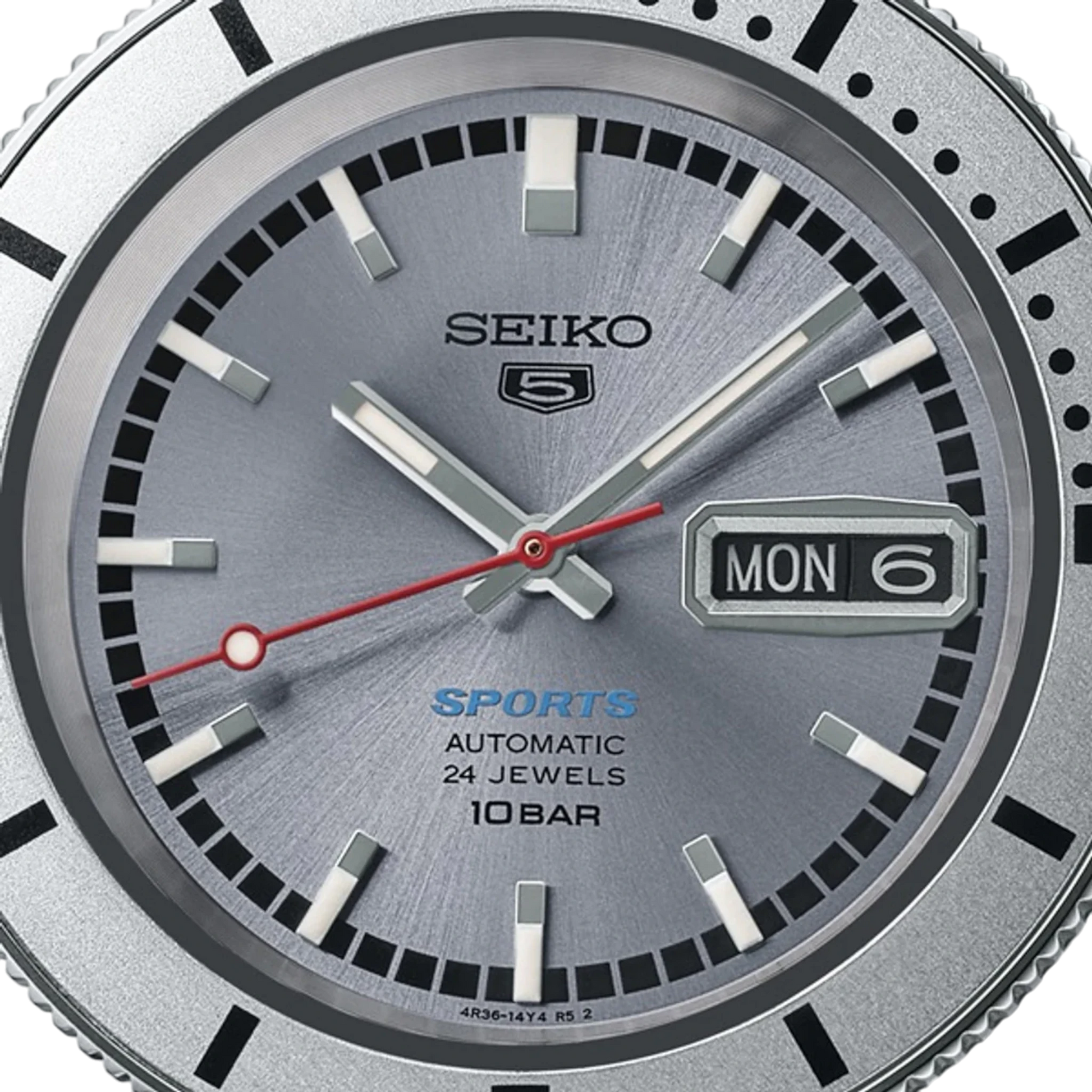 SEIKO 5 Sports 'Ash Blue' 1968 Edição Limitada | SRPL03K1