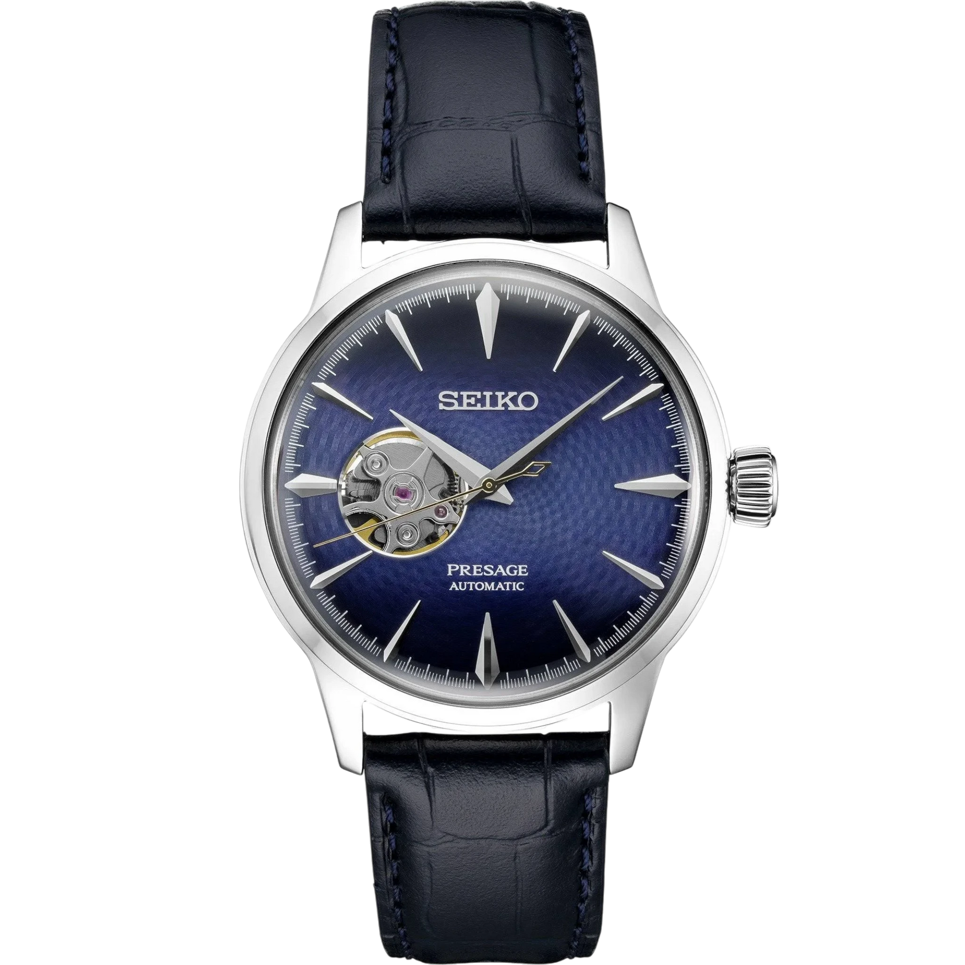 SEIKO PRESAGE Cocktail Time "Blue Moon" Coração Aberto | SSA405J1