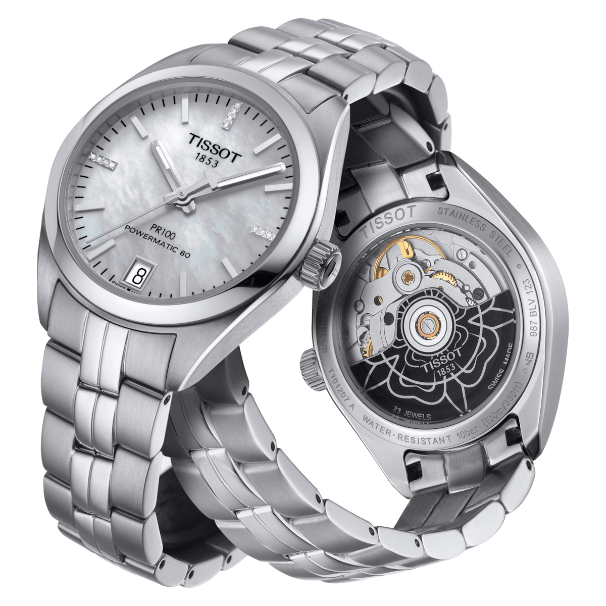 TISSOT PR 100 Powermatic 80 Senhora | T1012071111600