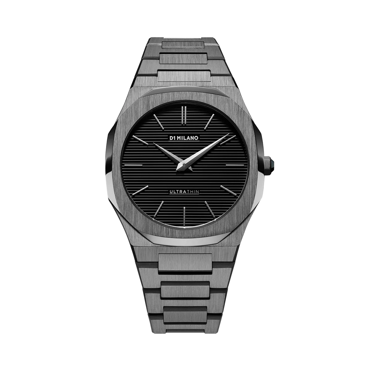 D1 MILANO Ultra Thin Bracelet Gun Metal - Re-Style Edition D1-UTBJ15