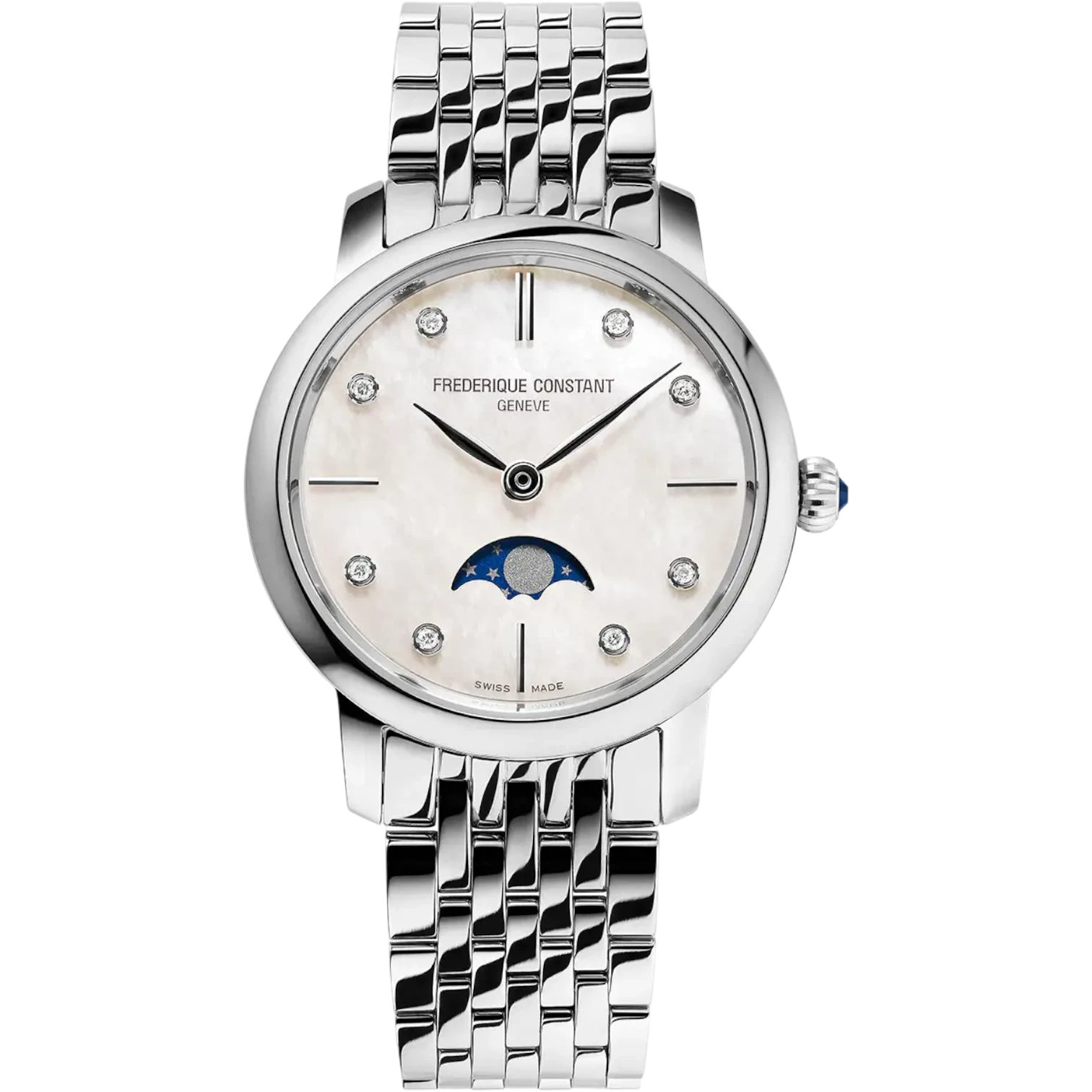 FREDERIQUE CONSTANT Slimline Fase da Lua Senhora | FC-206MPWD1S6B