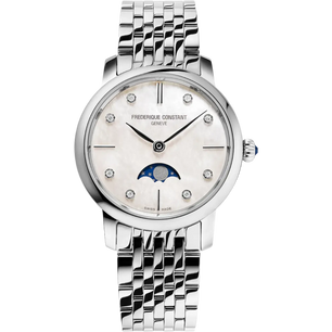 FREDERIQUE CONSTANT Slimline Fase da Lua Senhora | FC-206MPWD1S6B