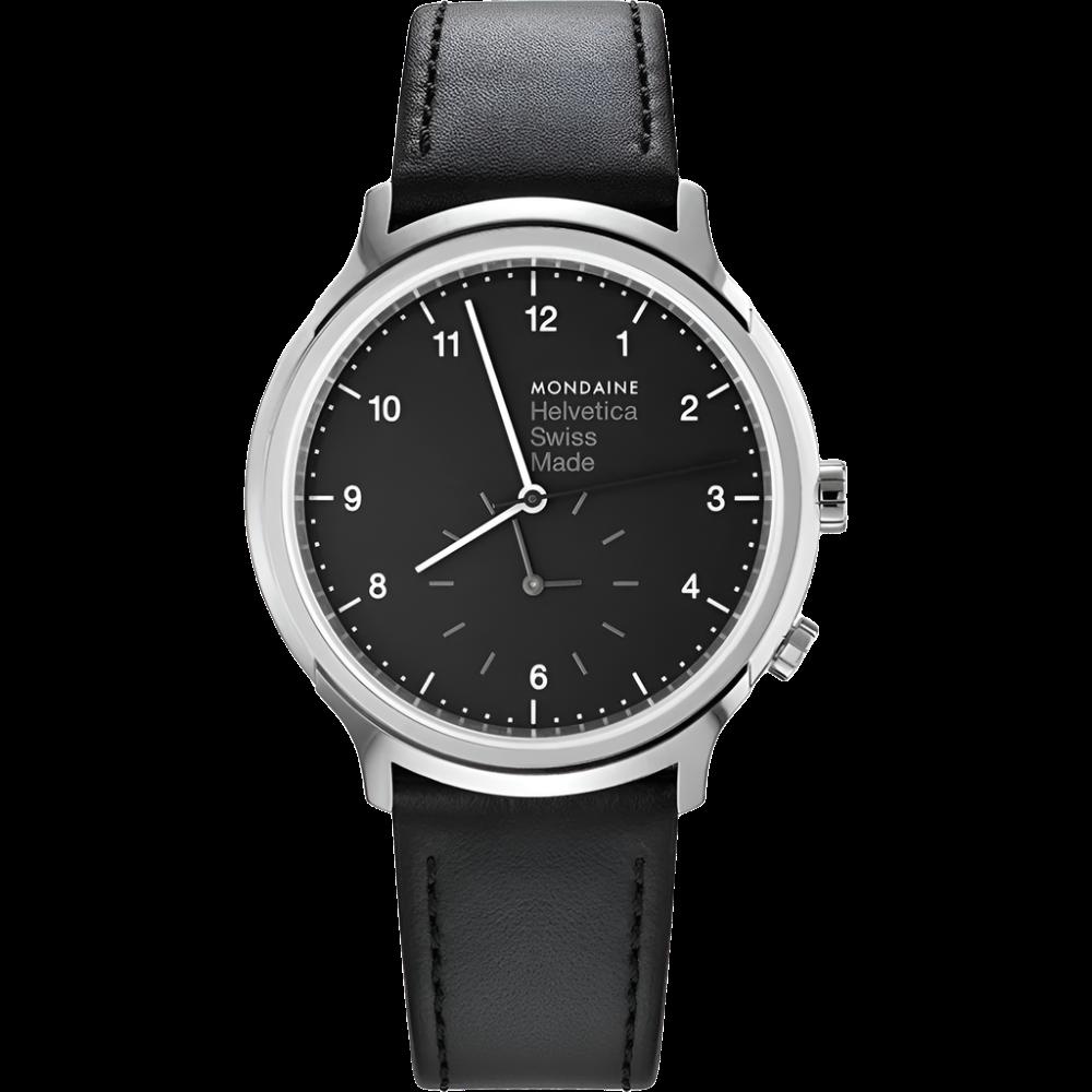 MONDAINE Helvética No. 1 Regular - Dual Time MH1.R2020.LB